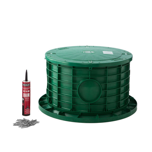 20" x 14" Septic Tank Riser Kit Flat Lid