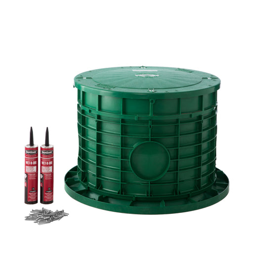 20" x 17" Septic Tank Riser Kit Flat Lid