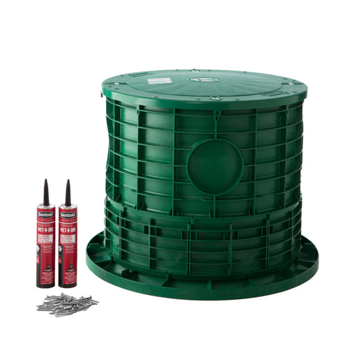 20" x 20" Septic Tank Riser Kit Flat Lid