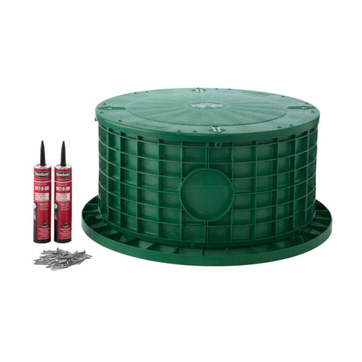 24" x 14" Septic Tank Riser Kit Flat Lid