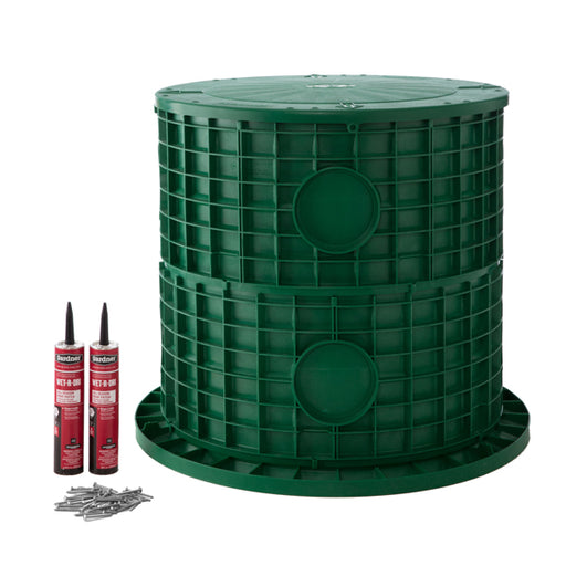 24" x 26" Septic Tank Riser Kit Flat Lid