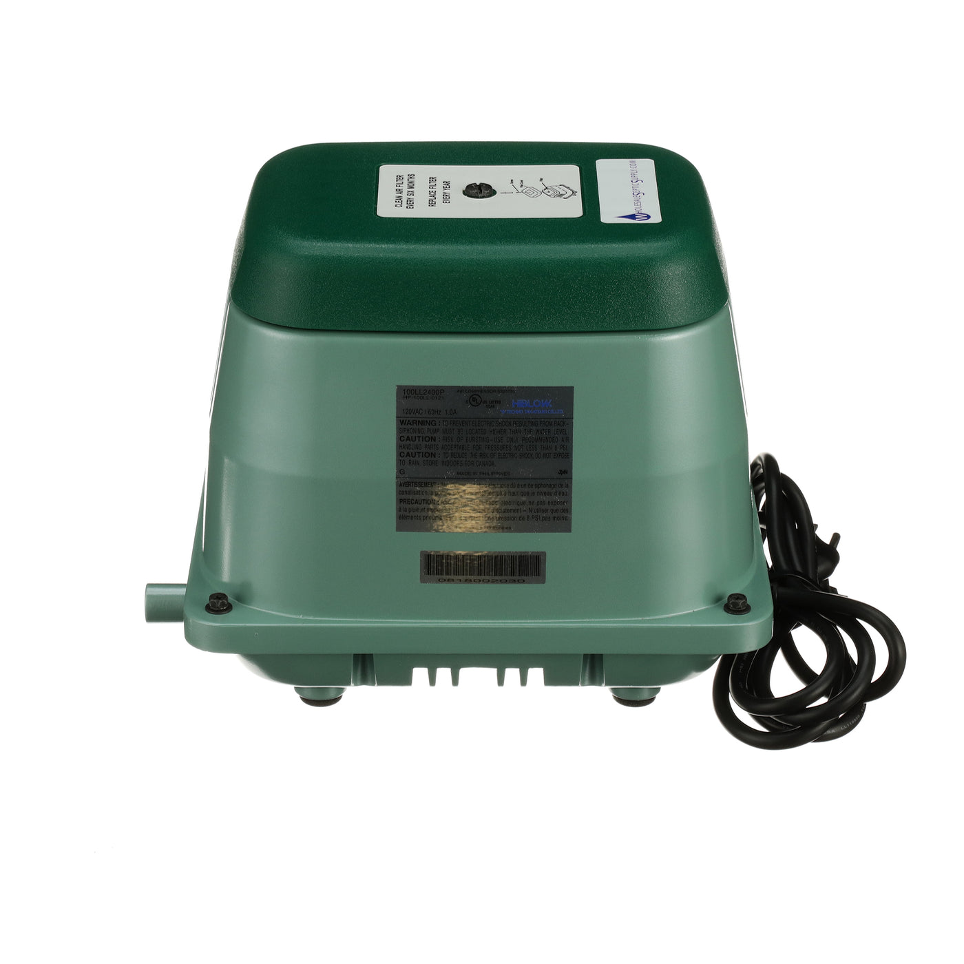 Hiblow HP-100LL Septic Air Pump - Wholesale Septic Supply