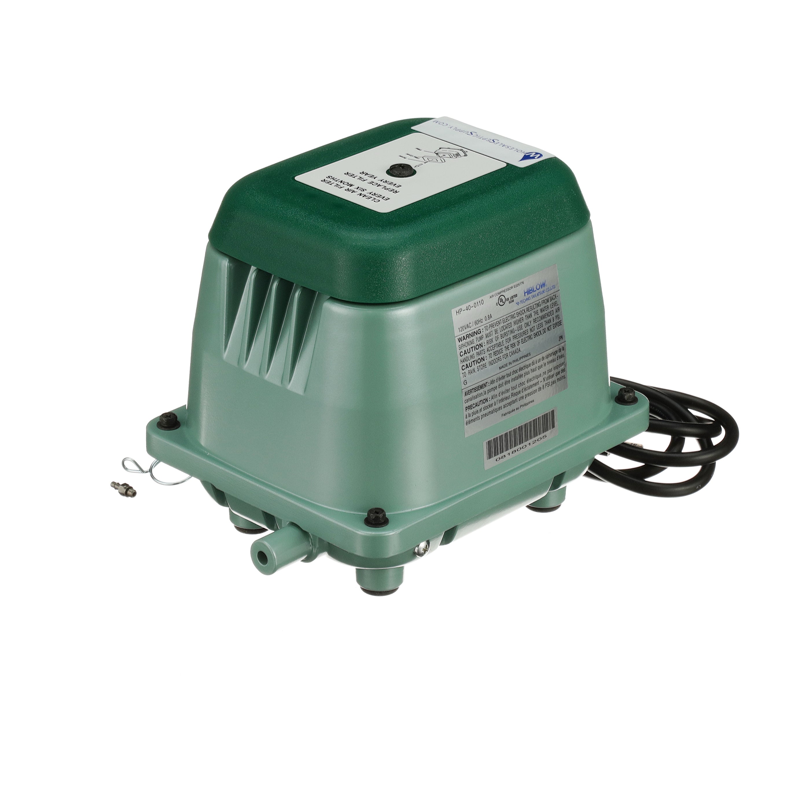 Hiblow HP-40-0110 Septic Air Pump - Wholesale Septic Supply