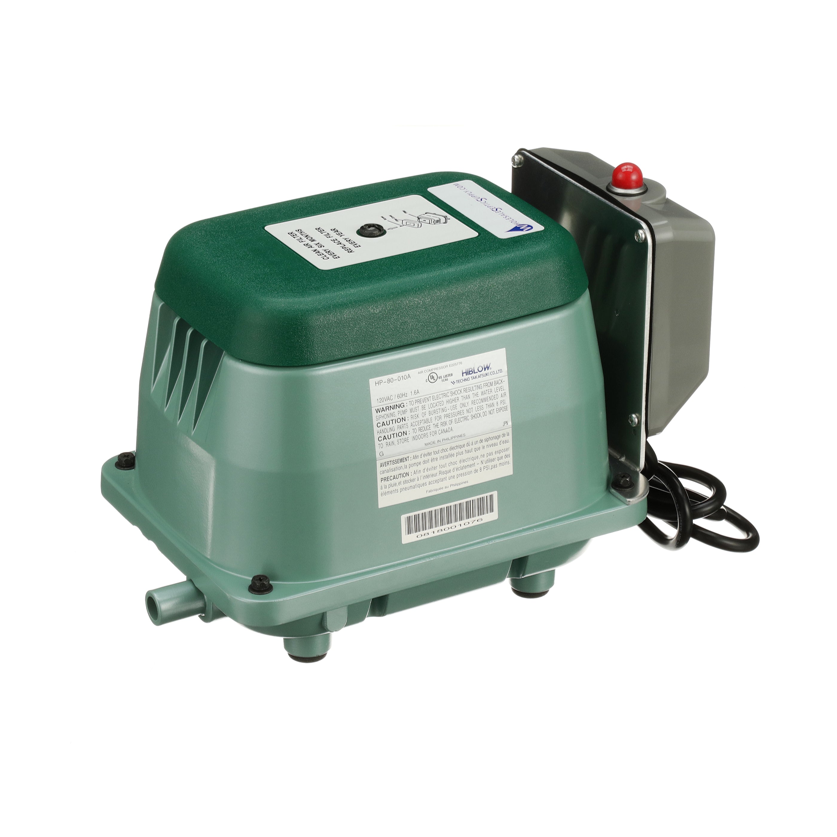 Hiblow HP-80-010A Septic Air Pump — Wholesale Septic Supply