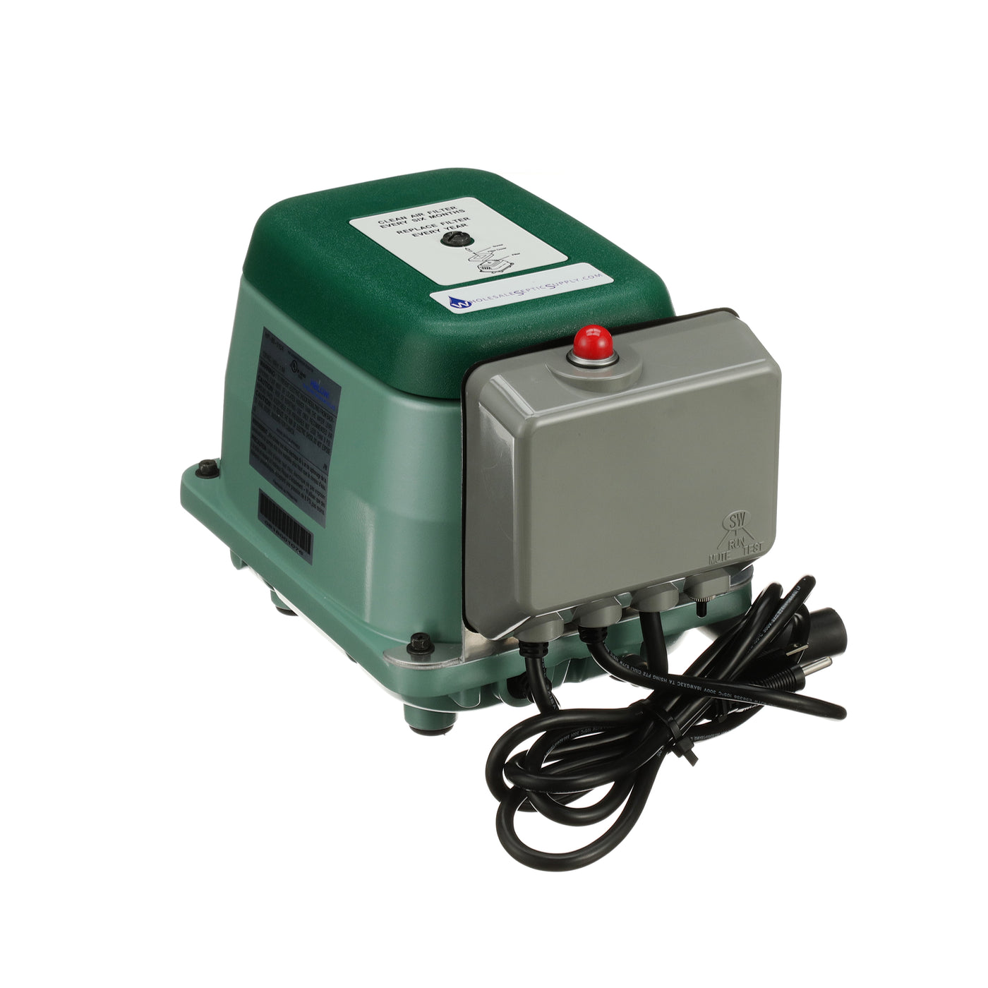 Hiblow Hp-80-010a Septic Air Pump — Wholesale Septic Supply